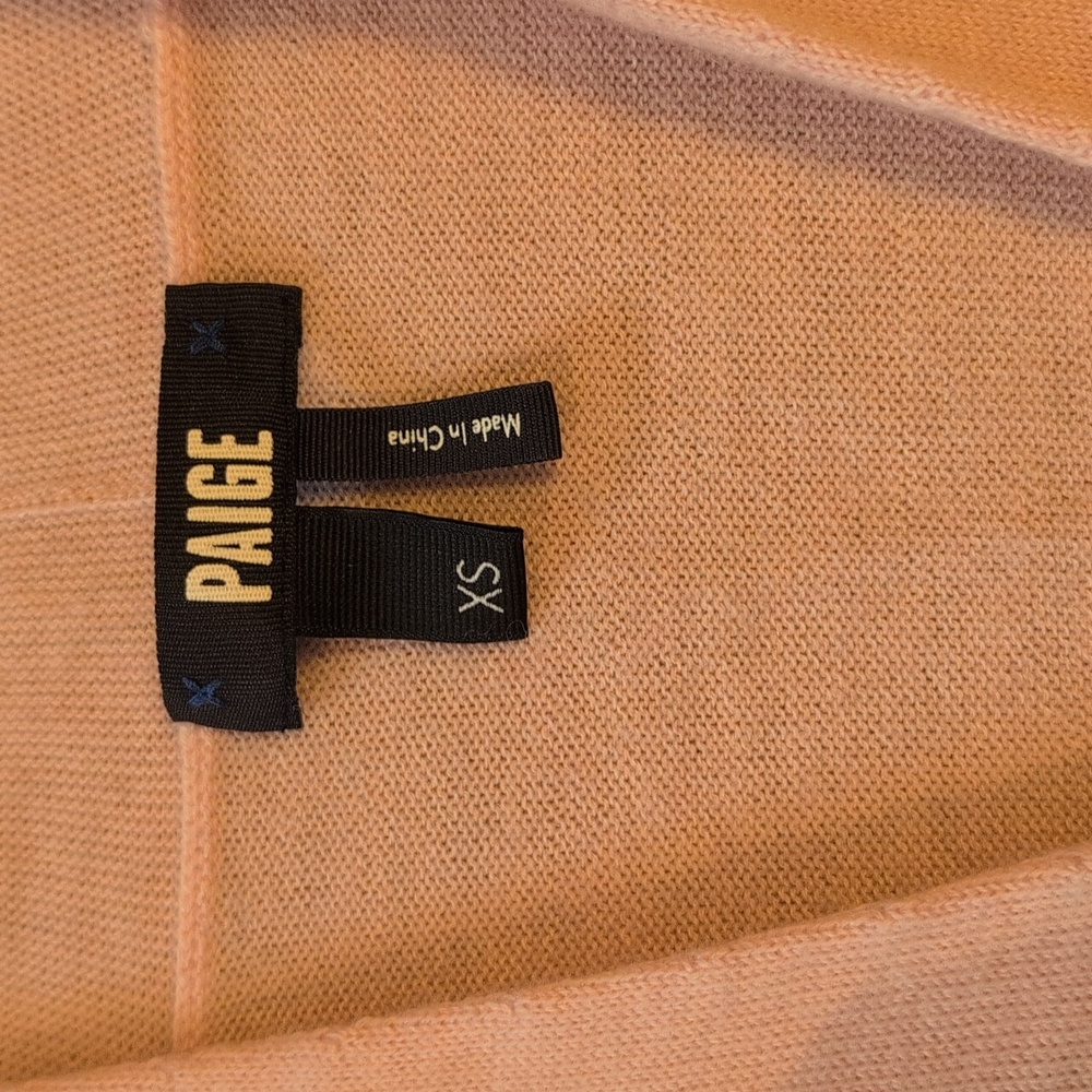 Paige Cashmere Light Pink Keslee Sweater - Picture 2 of 8